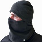 Funky Junque Balaclava Kayak Maskesi - Rüzgar Geçirmez Polar Kış Yüz Kılıfı Erkekler ve Kadınlar için, Kayak Snowboard Koşu için Mükemmel, Kömür, Tek Beden
