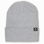 Funky Junque Basics Beanies Şapka Erkekler Kadınlar için Kış Şapkalar Yumuşak Sıcak Unisex Kelepçeli Kayak Bere Örme Kafatası Kep Kızak, Açık Gri, Tek Beden