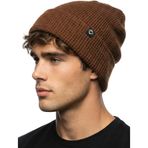 Funky Junque Basics Waffle Örgü Kışlık Bere - Erkekler ve Kadınlar için Sıcak Şapkalar, Rahat Erkek Bereleri, Dayanıklı Premium Kızak Şapkası, Kahverengi, Tek Beden