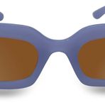 Funky Junque Vintage güneş gözlüğü kadınlar büyük boy kare çerçeveler klasik Retro moda büyük gözlük plaj Essentials hediyeler, Açık Mavi Çerçeveler/Kahverengi Lensler, One Size
