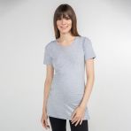Funna Baby Mamma 7625 Carina Gri Hamile T-shirt