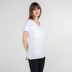 Funna Baby Mamma Nora Beyaz Emzirme T-shirt