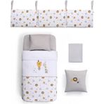 Funna Baby Uyku Seti / 7 parça - Circus - Gri - 60/70 Cm