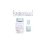 Funna Baby Uyku Seti / 7 parça - Giraffe - Mavi - 60/70 Cm