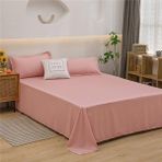 Funndy Düz Çarşaf 57 Tel Akfil Kumaş (3 Farklı Ebat - 9 Farklı Renk) - 220 x 240 - Pembe