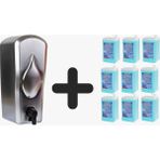 Funny 9 Adet 1 L Funny Köpük Sabun Kartuşu + *dispenser* - 24 x 12 - Mat Krom
