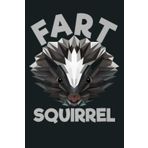 Funny Animal Gift Idea Fart Squirrel Skunk Premium: Notebook Planner - 6x9 inch Daily Planner Journal, To Do List Notebook, Daily Organizer, 114 Pages