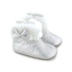 Funny Baby Lastikli İlk Adım Ayakkabı, 19 Numara, IB48556, Gümüş, Kız bebek