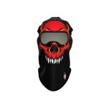 Funny Balaklava, Su İtici özellikli(DWR) Baskılı Snowboard, Kayak, Motosiklet, Bisiklet Kar Maskesi (MASFB002, Tek Beden)