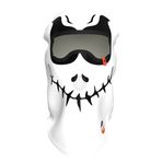 Funny Balaklava, Su İtici özellikli(DWR) Baskılı Snowboard, Kayak, Motosiklet, Bisiklet Kar Maskesi (MASFB010, Tek Beden)
