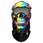 Funny Balaklava, Su İtici özellikli(DWR) Baskılı Snowboard, Kayak, Motosiklet, Bisiklet Kar Maskesi (MASSK002, Tek Beden)