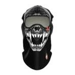 Funny Balaklava, Su İtici özellikli(DWR) Baskılı Snowboard, Kayak, Motosiklet, Bisiklet Kar Maskesi (MASSK008, Tek Beden)