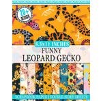 Funny Leopard Gecko Scrapbook Paper: Colorful Gecko Inspired Decorative Paper - Ideal For Scrapbooking, Crafting, and Journaling