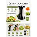 Funny Life Jülyen Sebze Havuç Kabak Salatalık Doğrayıcı Dilimleyici- Soyucu - Mutfak Hazırlık Gereci