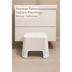 Funny Life Kaydırmaz Tabanlı 200 kg Taşıma Kapasiteli - Ultra Dayanıklı Banyo Taburesi