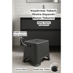 Funny Life Kaydırmaz Tabanlı Lüx Banyo Taburesi - Pratik Tasarım ve Ekstra Dayanıklı Kaydırmaz Banyo Taburesi