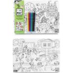 Funny Mat Prenses ve Oyun Bahçesi İkili Set - 6'lı Kalem Hediyeli / Akademi Çocuk / 8681379341417
