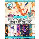 Funny Watercolor Leopard Gecko Scrapbook Paper: Whimsical Animal-themed for Scrapbooking, Journaling, Crafting, and DIY Projects