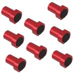 FUNOMOCYA 8pcs Alüminyum Alaşım Limit Kart İş Tezgahı Slip Olmayan Kelepçeler DIY Ahşap Aksesuarları Konumlandırma Kart Slip Olmayan Ped Ile Durdur