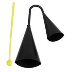FUNOMOCYA Miniklerin Müzik Becerileri - Latin Percussion Agogo Çanları İnek Çanı Güvenli Çocuk Müzik Aleti