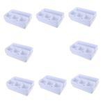 FUNOMOCYA Willow Home Organizer 8 Adet Plastik Çekmeceli Saklama Kutuları Masaüstü Düzenleyici Çeşitli Eşyalar Saklama Kutusu Saklama Sepeti