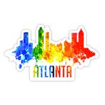 FunPopStickers Atlanta Georgia City Skyline - Dizüstü Bilgisayar Çıkartmaları - 4 inç Vinil Çıkartma - Dizüstü Bilgisayar, Telefon, Tablet Vinil Çıkartma