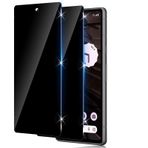 Funrae Google Pixel 7a için tam ekran koruyucu folyo, kırılmaz cam için, 9H sertlikte, casus önleyici folyo, gizlilik koruma camı, gözetleme önleyici folyo [2 adet]