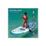 Funwater Tiki Panorama Şişme Sup Board/Stand Up Paddle Board 320X85X15 Cm Beyaz Mavi
