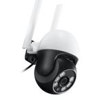 Funxwe Tuya akıllı yaşam 3MP 2.4G 5GHz çift WiFi güvenlik PTZ kamera otomatik izleme hareket algılama bulut depolama su geçirmez bebek Pet monitör