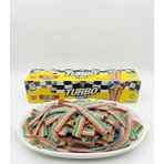Funzi Turbo Strips Gökkuşağı Ekşi Şerit Şeker 72 Adet – Meyveli Ekşi Şeker | Vegan & Helal | Çoklu Paket - 1 Adet