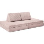 Funzy Oyun Parkuru Çocuk Kanepesi Seti Modüler, Yaratıcı, Yer Tasarruflu & Oeko Teks 100 - Pink