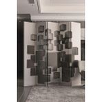 Fupe Shop 3 Boyutlu Baskılı Paravan Oda Bölme 5 Kanat 552155 - 200X180 - Çok Renkli