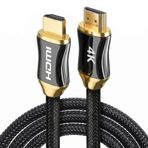 Furalis 4K HDMI Kablosu (1.5 METRE) - Yüksek Hızlı Görüntü ve Ses İletimi - UHD Görüntü Aktarımı - Örgülü Kablo ve Metal Başlıklı - TV, Monitör, PS, Xbox, Projektör Uyumlu