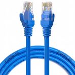 Furalis Cat6 Ethernet Kablosu (5 METRE) - 1000 Mbps’e Kadar Veri aktarımı - Fabrikasyon RJ45 Konnektörlü - Mavi