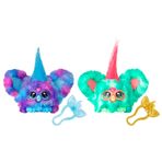 Furby Furblets 2'li Paket, Mini Arkadaşlar Luv-Lee & Mello-Nee, 45+ Her Ses, Müzik ve Mobilya İfadeleri, Elektronik Peluş Oyuncaklar, Kırmızı/Yeşil ve Mor/Mavi, 6 Yaş ve Üzeri