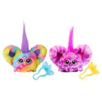Furby Furblets 2'li Paket, Mini Friends Ray-Vee & Hip-Bop, 45+ Her Ses, Müzik ve Mobilya İfadeleri, Elektronik Peluş Oyuncaklar, Gökkuşağı ve Pembe/Mor, 6 Yaş ve Üzeri