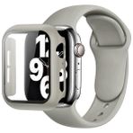 Furenfa Apple Watch 2 3 4 5 6 Se (38 mm) Uyumlu Kılıf Kasa ve Ekran Koruyucu 360 Tam Koruma - Haki