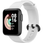 Furenfa Xiaomi Mi Watch Lite Kordon Akıllı Saat Bileklik Kordonu Silikon Kayış Kordon - Beyaz