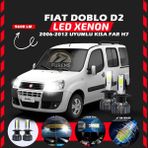 Furens Fiat Doblo D2 2006-2012 Kısa Far Uyumlu Şimşek Etkili LED Xenon Pro Series H7 - Beyaz