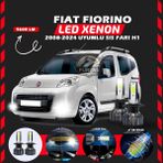 Furens Fiat Fiorino 2008-2024 Sis Farı Uyumlu Şimşek Etkili LED Xenon Pro Series H1