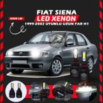 Furens Fiat Siena 1999-2002 Uzun Far Uyumlu Şimşek Etkili Led Xenon Light Series H1 - Beyaz