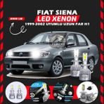 Furens Fiat Siena 1999-2002 Uzun Far Uyumlu Şimşek Etkili Led Xenon Performance Series H1 - Beyaz