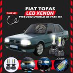 Furens Fiat Tofaş Sis Farı Uyumlu Şimşek Etkili LED Xenon Pro Series H3 - Beyaz - 1