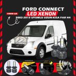 Furens Ford Connect 2002-2013 Uzun - Kısa Far Uyumlu Şimşek Etkili Led Xenon Premium Series H4 - Beyaz