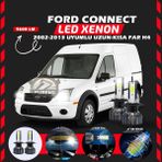 Furens Ford Connect 2002-2013 Uzun - Kısa Far Uyumlu Şimşek Etkili Led Xenon Pro Series H4 - Beyaz