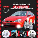 Furens Ford Focus 1 1999-2001 Sis Farı Uyumlu Şimşek Etkili Led Xenon Performance Series H1 - Beyaz