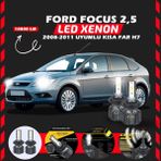 Furens Ford Focus 2.5 2008-2011 Kısa Far Uyumlu Şimşek Etkili Led Xenon Premium Series H7 - Beyaz