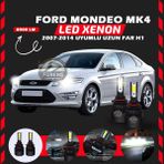 Furens Ford Mondeo Mk4 2007-2014 Uzun Far Uyumlu Şimşek Etkili Led Xenon Light Series H1 - Beyaz
