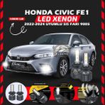 Furens Honda Civic Fe1 2022-2024 Sis Farı Uyumlu Şimşek Etkili LED Xenon Premium Series H9005 - Beyaz