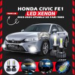 Furens Honda Civic Fe1 2022-2024 Sis Farı Uyumlu Şimşek Etkili LED Xenon Pro Series H9005 - Beyaz